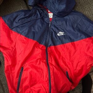 Nike Red and Navy Performance Jacket